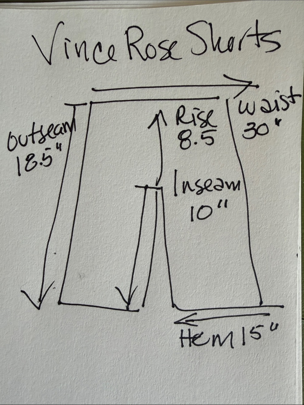 Vince Rose Cotton Bermuda Shorts Size 2 - Picture 9 of 9
